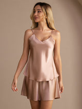 [Toscana] SilkSilky-ES Spaghetti Strap V Neck Conjunto de tirantes 003