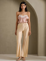 [Toscana] SilkSilky-ES Spaghetti Strap V Neck Top de tirantes 007