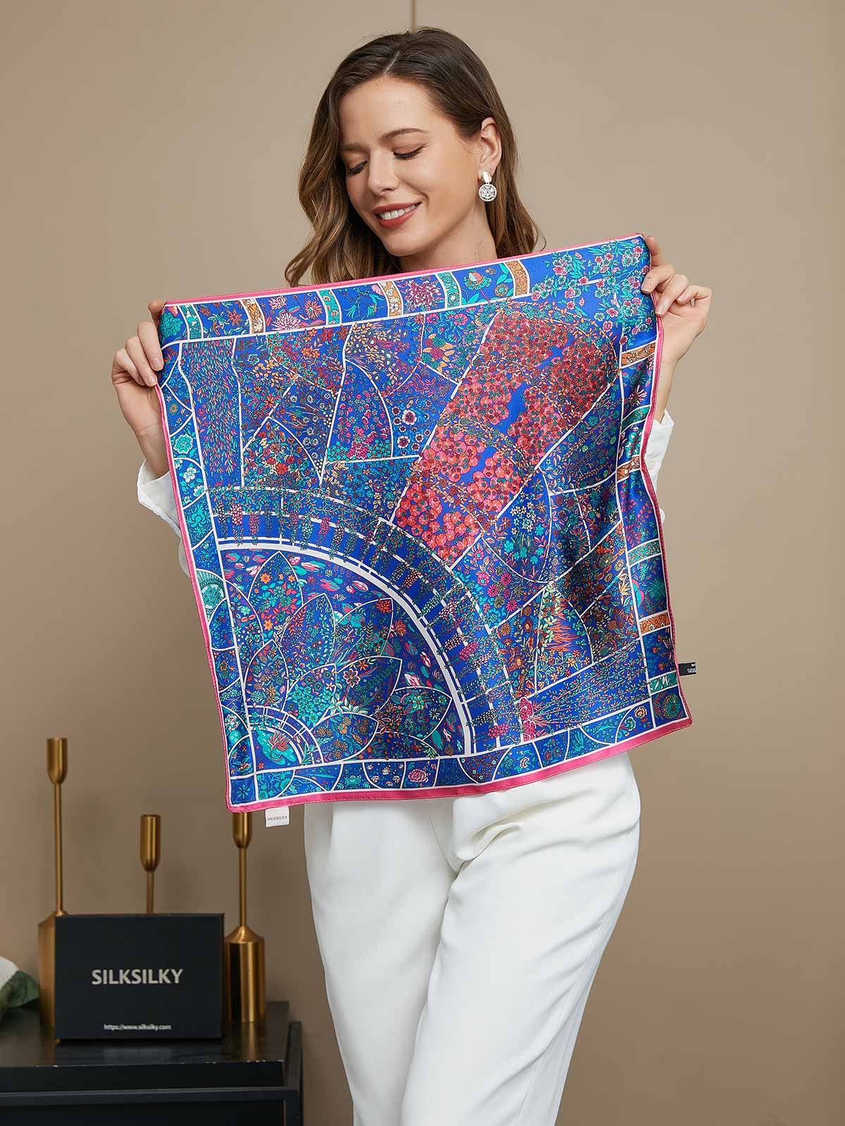 SilkSilky ES Seda Pura Scarf Multi 003