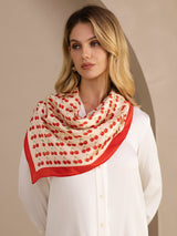 [Cereza Beige] SilkSilky-ES Scarf 002
