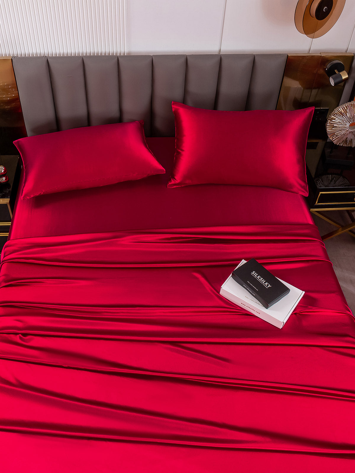 [Vino] SilkSilky-ES 19Momme Seda Pura Bedding Set 007