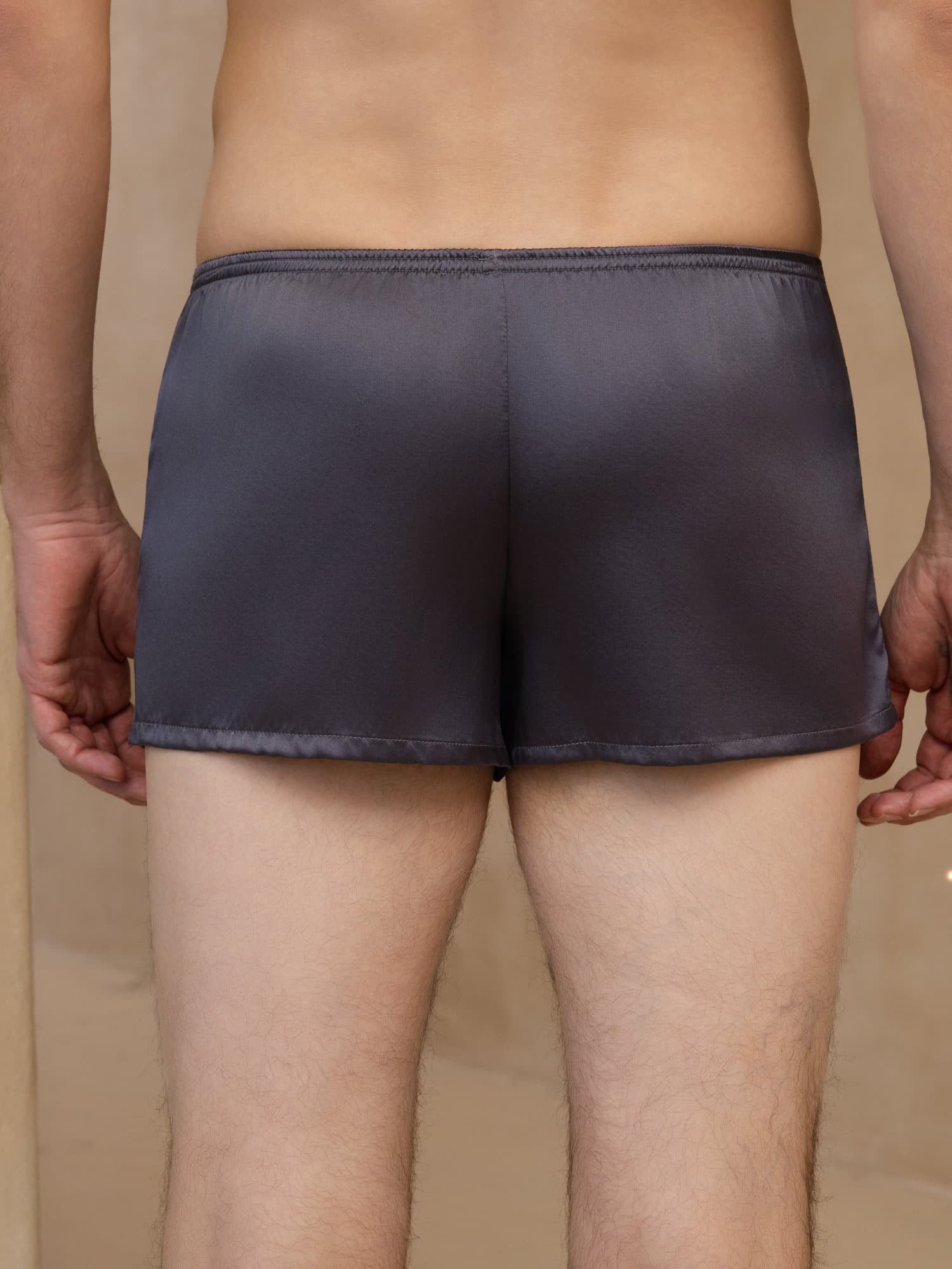 [Gris Oscuro] SilkSilky-ES Mens Underwear 002