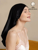 [Negro] SilkSilky-ES Gorros De Dormir 001