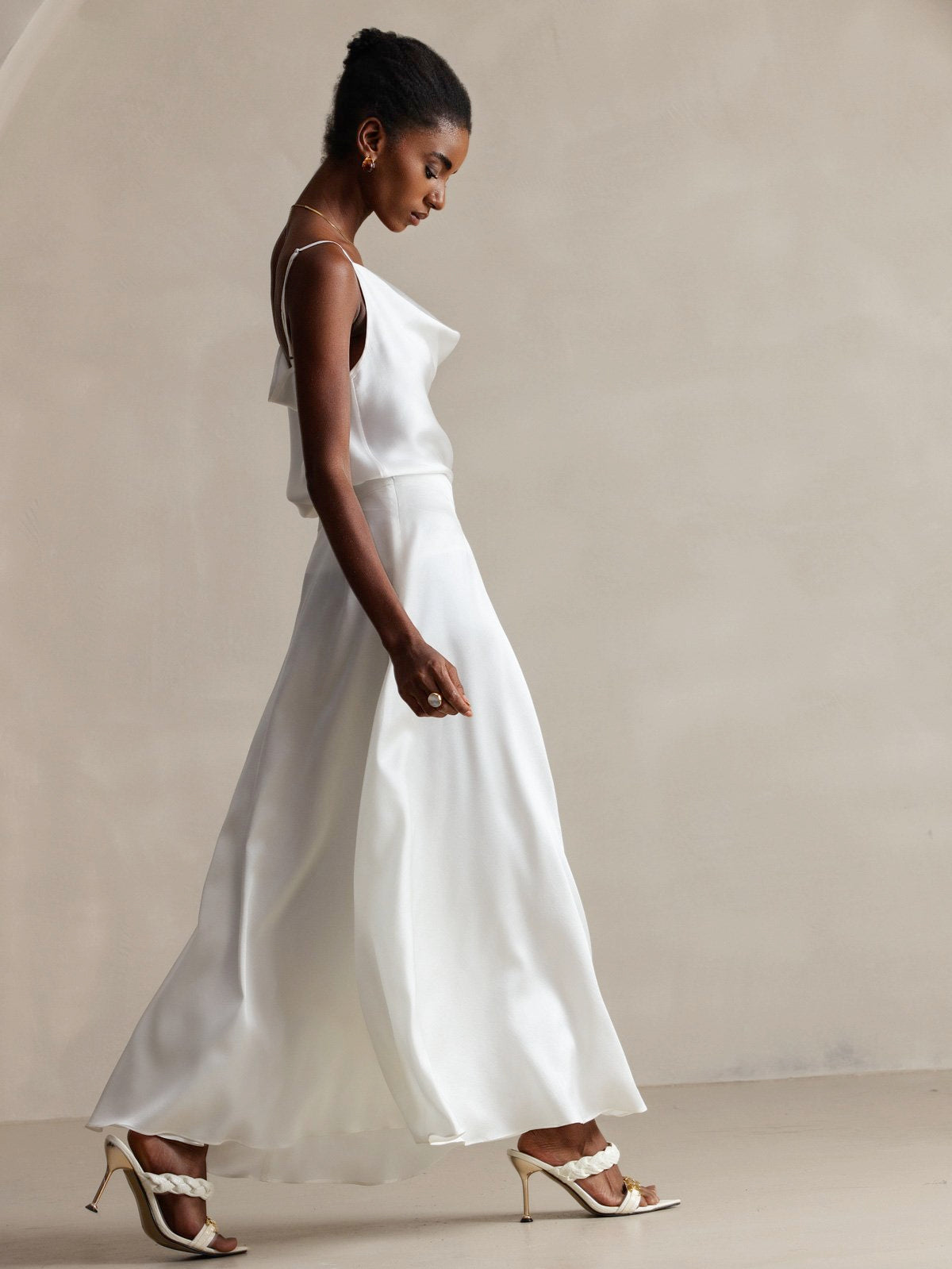 [Blanco] SilkSilky-ES 19Momme Seda Camisoles 005