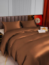 [Café] SilkSilky-ES 22Momme Seda Pura Bedding Set 004,