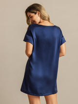 [AzulOscuro] SilkSilky-ES 19Momme Seda Nightgown 002