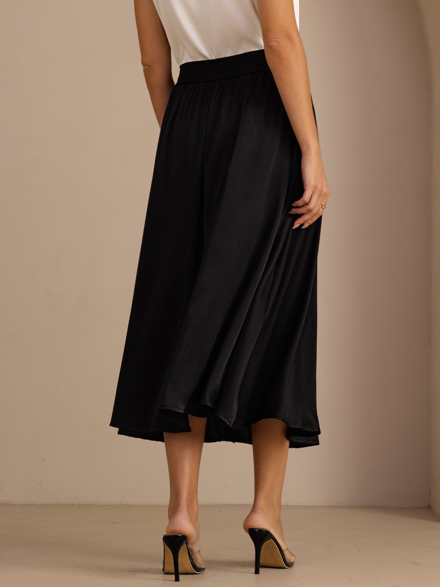[Negro] SilkSilky-ES Falda 002