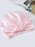 SilkSilky-ES Seda Pura Sleep Cap Rosa 002