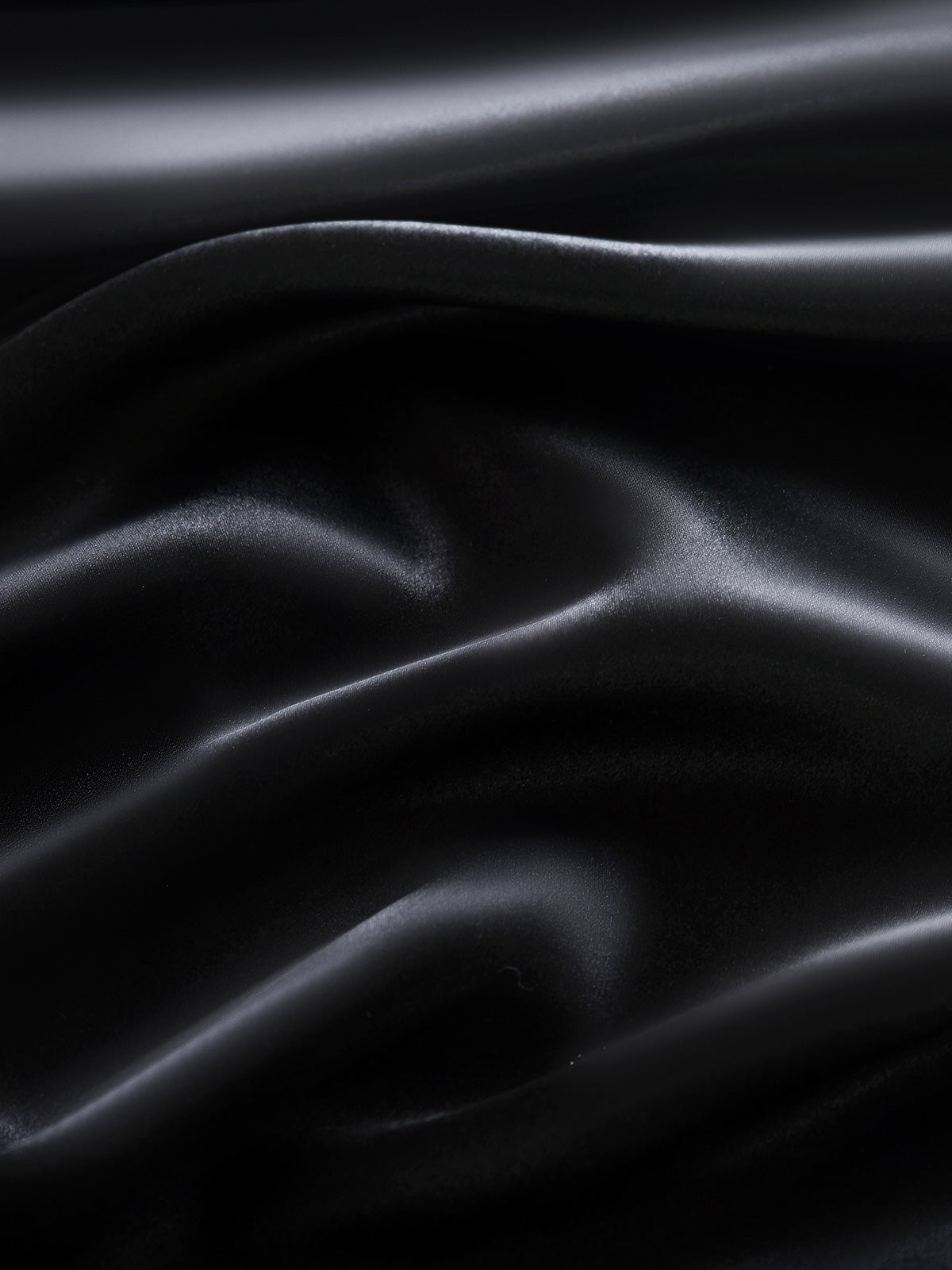 [Negro] SilkSilky-ES 19Momme Seda Pura Duvet Cover 005