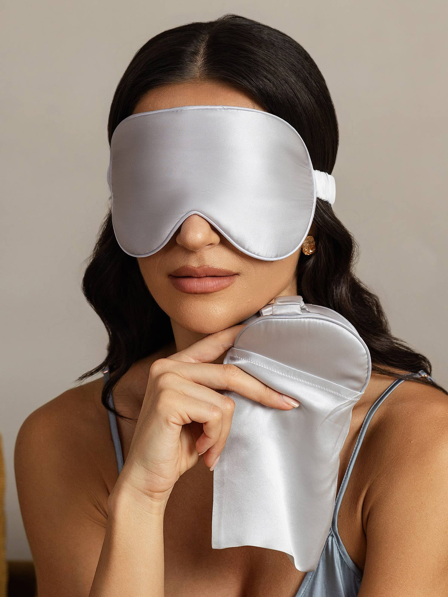 [Plata] SilkSilky-ES Seda Pura Eye Mask 007