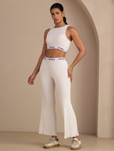 [Blanco] SilkSilky-ES Sleeveless Crew Neck Women's Outfit Sets 001