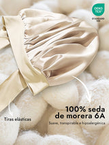 [Beige] SilkSilky-ES Gorros De Dormir 002