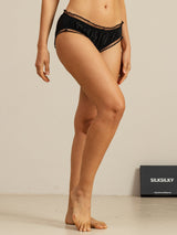 [Negro] SilkSilky-ES Panty 007