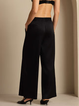 [Negro] SilkSilky-ES 19Momme Womens Pants 002