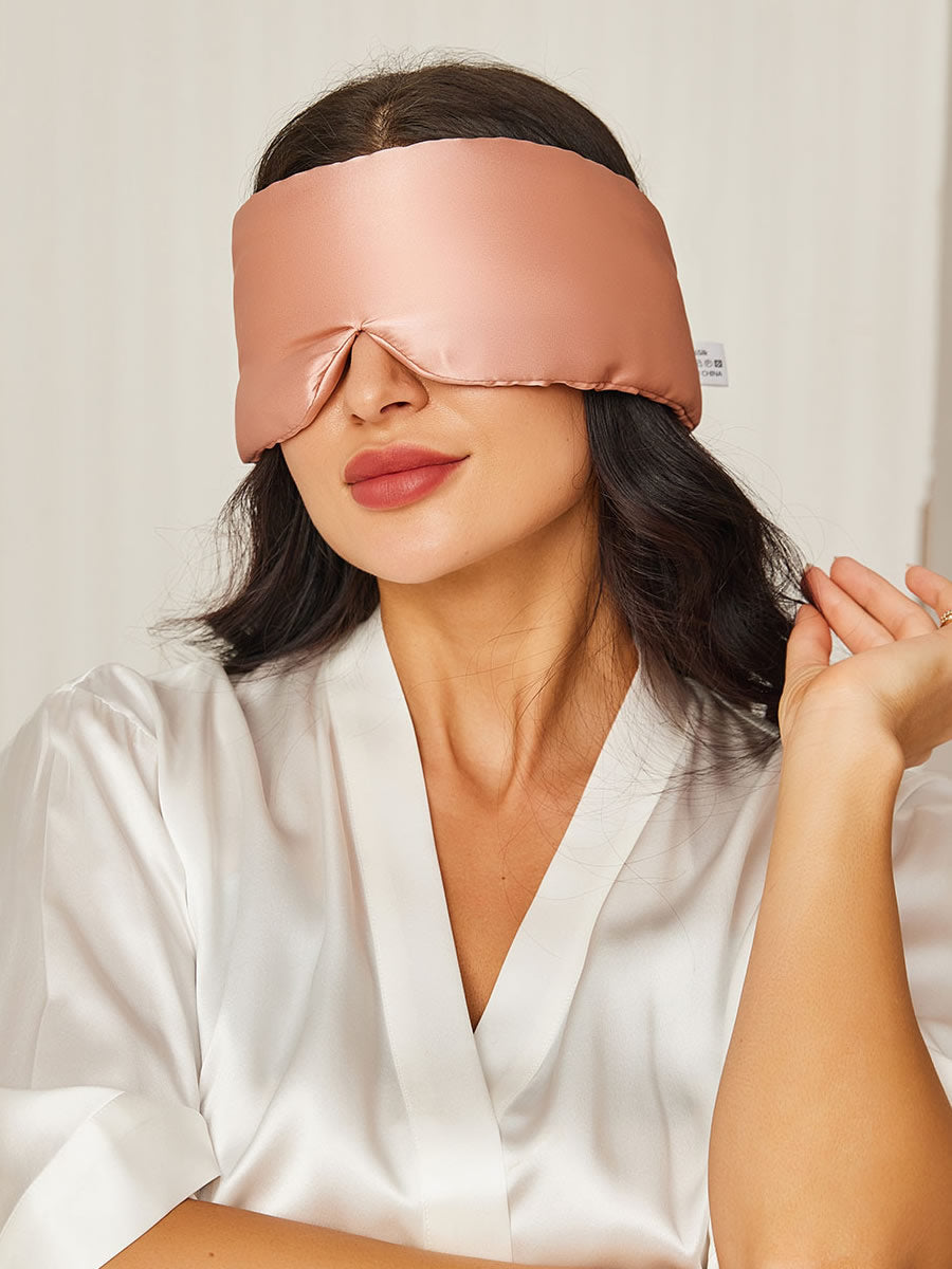 [Rosa] SilkSilky-ES 19Momme Seda Pura Eye Mask 001
