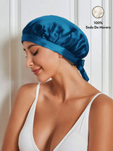 [Azul Real] SilkSilky-ES Gorros De Dormir 001