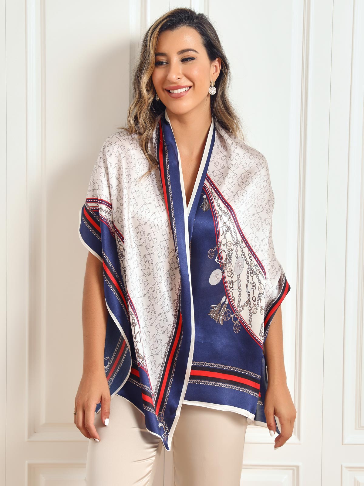 [P024] SilkSilky-ES Seda Pura Scarf 006,