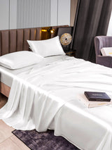 [Blanco] SilkSilky-ES 22Momme Seda Pura Bedding Set 007,