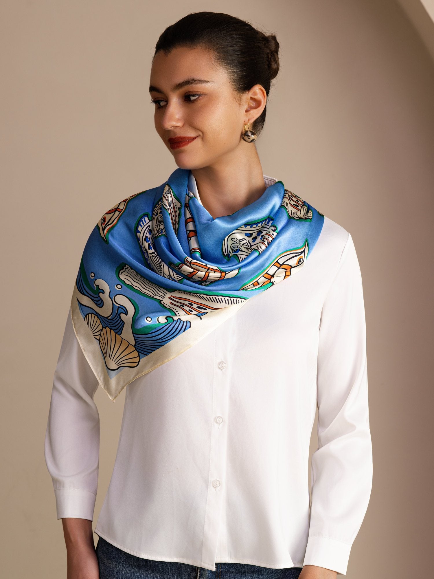 [Pez Azul] SilkSilky-ES Scarf 002