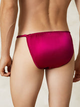 [Fucsia] SilkSilky-ES Ropa interior de hombres 002