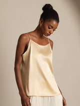 [Champán] SilkSilky-ES Spaghetti Strap Top de tirantes 004