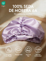 [Lavanda] SilkSilky-ES Gorros De Dormir 002