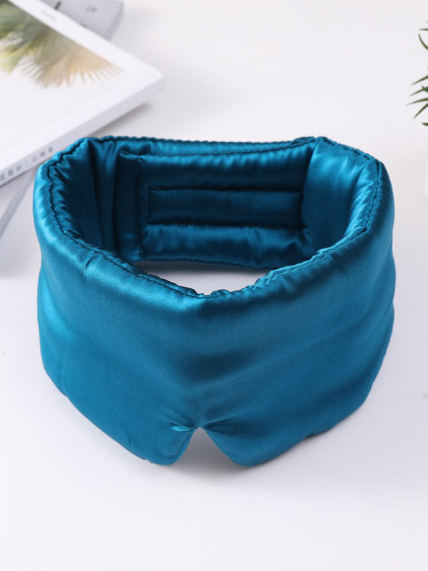 [Azul Real] SilkSilky-ES 19Momme Seda Pura Eye Mask 005