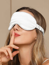 [Blanco] SilkSilky-ES Antifaces De Dormir 001