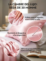 [Rosa] SilkSilky-ES 30Momme Fundas De Almohada 002