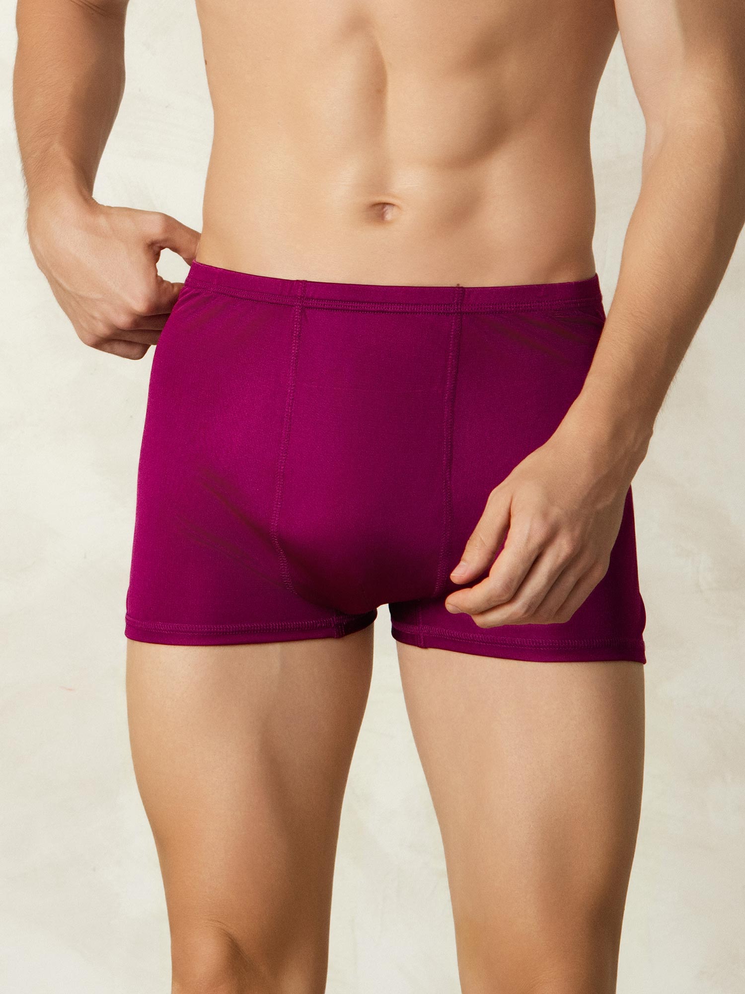 [Vino] SilkSilky-ES Tejido de seda Mens Underwear 003