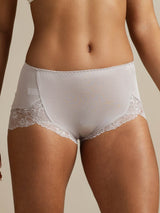 [Gris] SilkSilky-ES 100% Silk Jersey Braguitas de Mujer 006