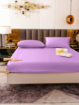 [Lavanda] SilkSilky-ES 19Momme Juego de ropa de cama 005