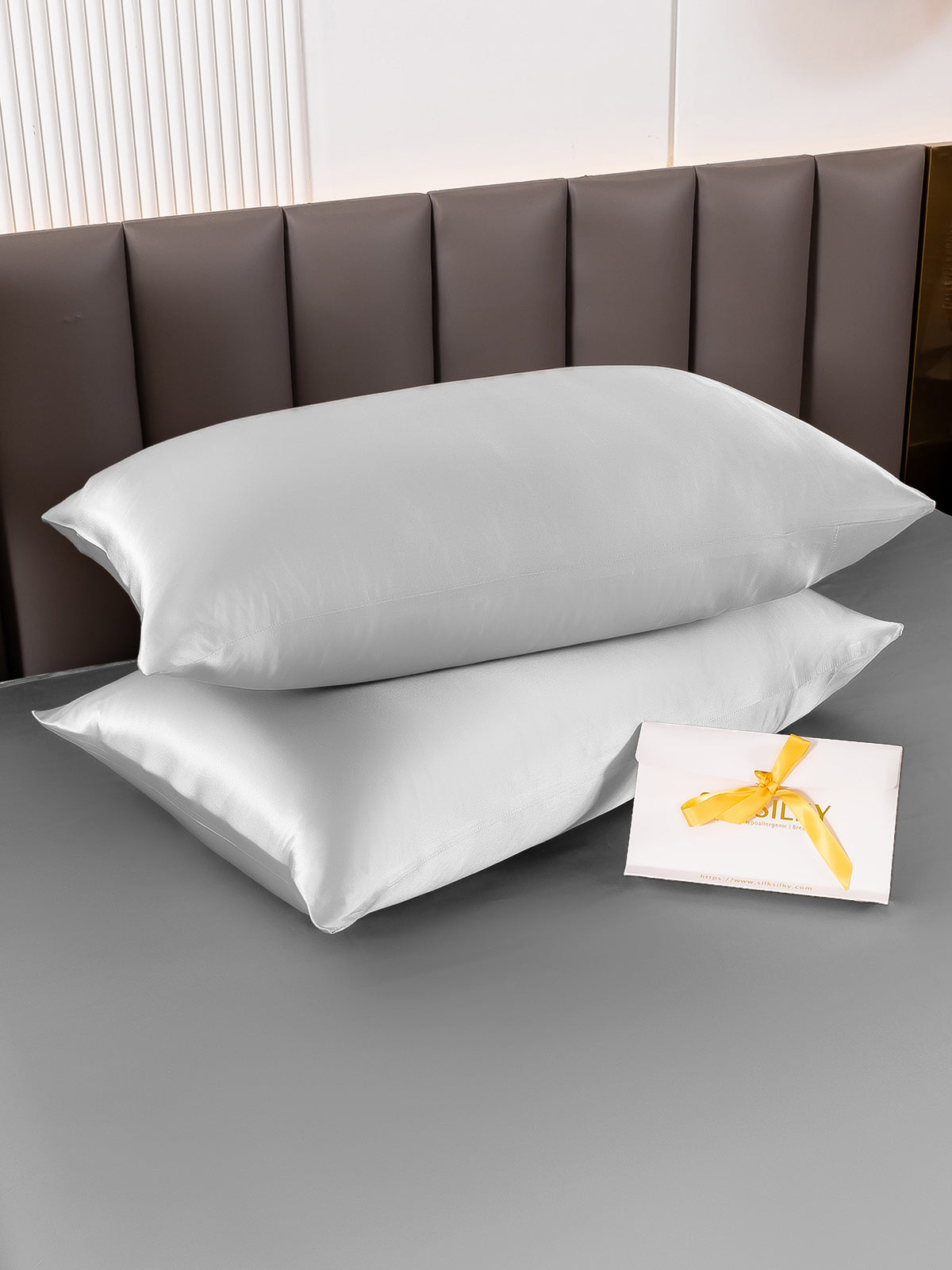 [Plata] SilkSilky-ES 19Momme Seda Pura Pillowcase 005