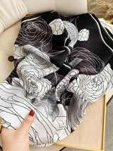 [P075] SilkSilky-ES Seda Pura Scarf 003