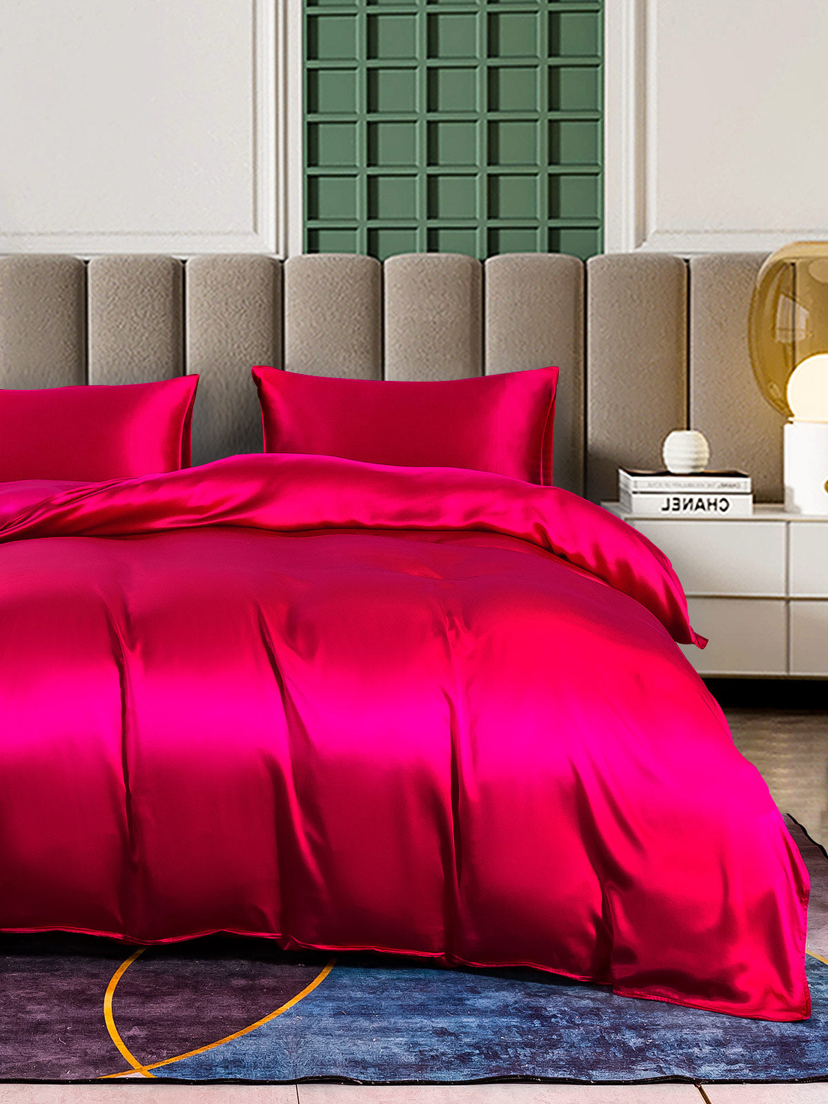 [Vino] SilkSilky-ES 25Momme Seda Pura Bedding Set 004