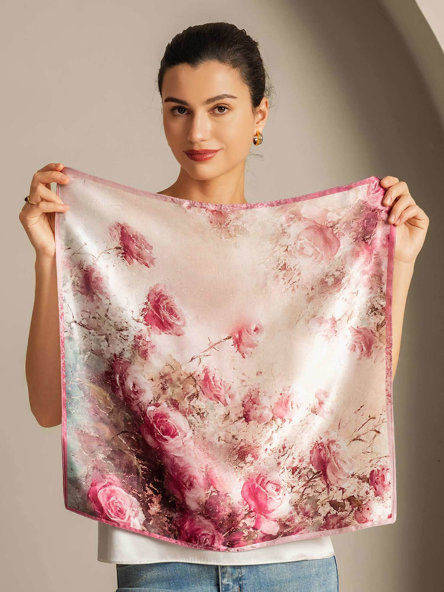 [P103] SilkSilky-ES Seda Pura Scarf 006,