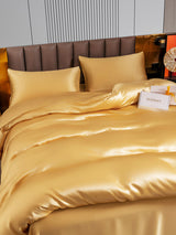 [Champán] SilkSilky-ES 22Momme Juego de ropa de cama 005