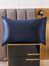 [Azul Oscuro] SilkSilky-ES 30Momme Seda Pura Pillowcase 001
