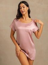 [PielDeMelocotón] SilkSilky-ES 19Momme Seda Nightgown 003