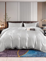 [Plata] SilkSilky-ES 22Momme Seda Pura Bedding Set 001,