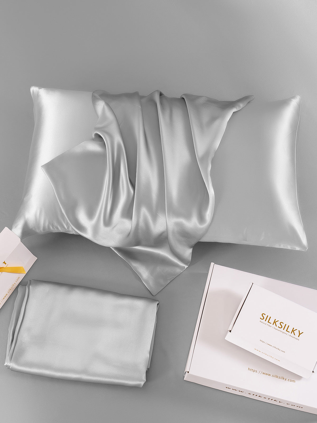 [Plata] SilkSilky-ES 22Momme Seda Pura Pillowcase 006