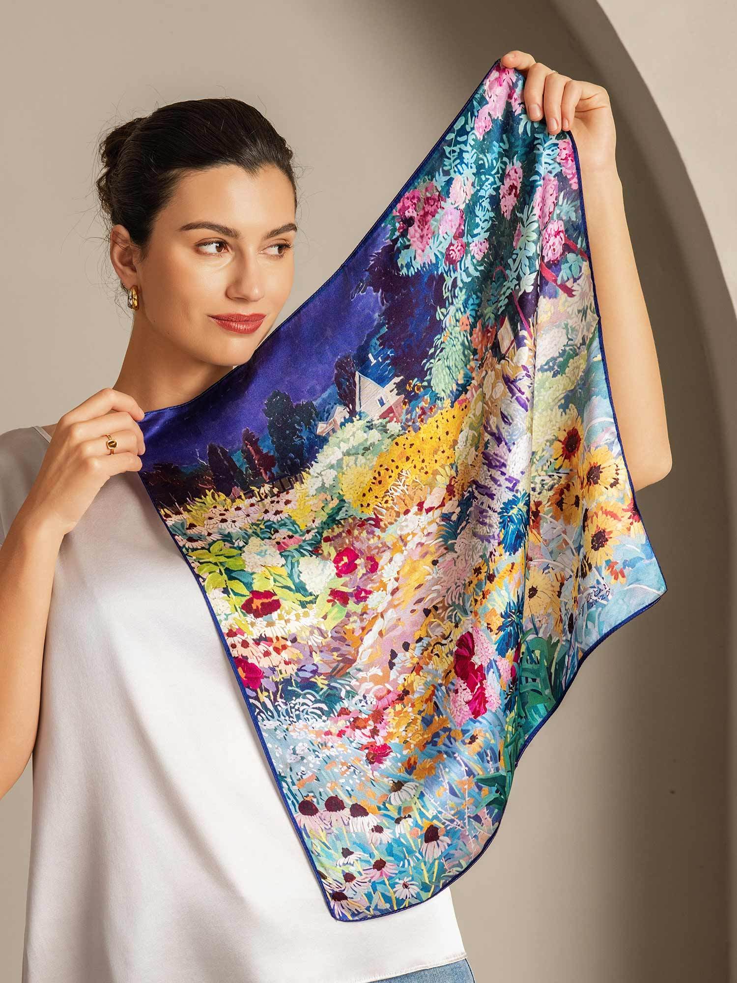 [P093] SilkSilky-ES Seda Pura Scarf 003