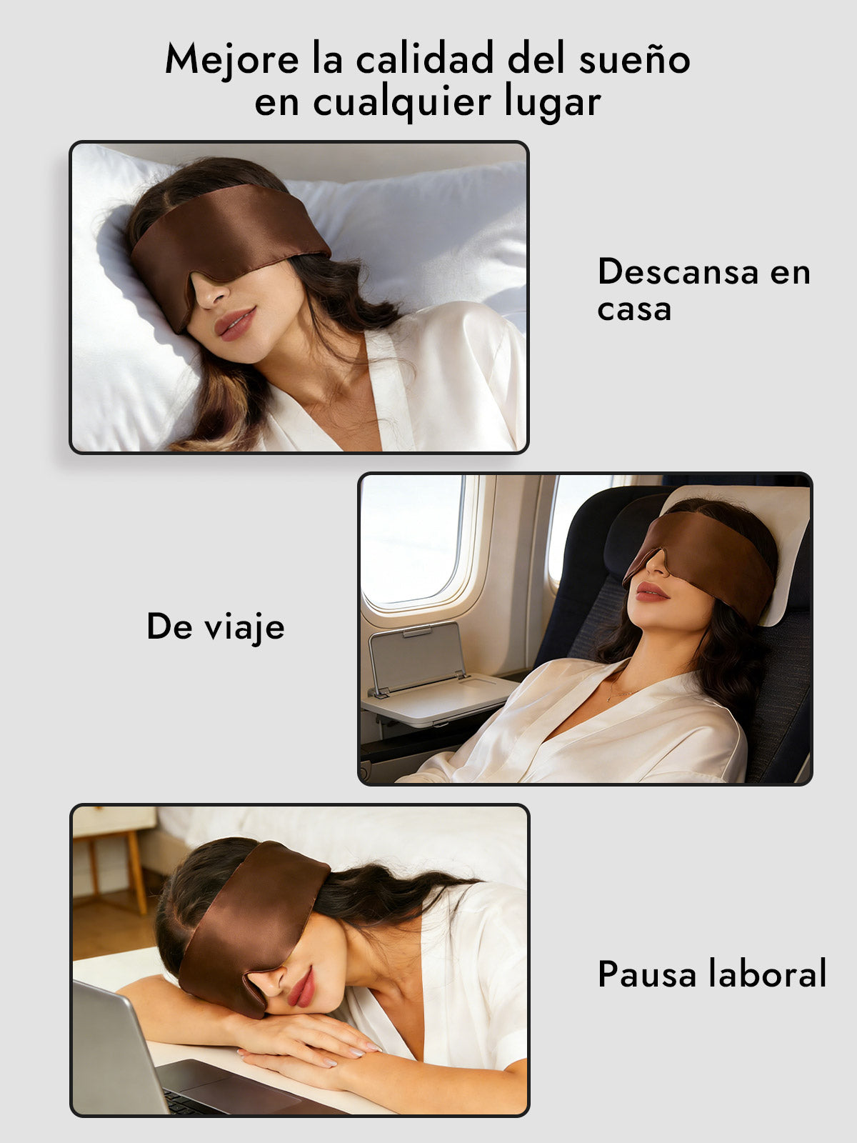 [Café] SilkSilky-ES 19Momme Pure Silk Eye Mask 006