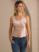 [Toscana] SilkSilky-ES V Neck Top de tirantes 001