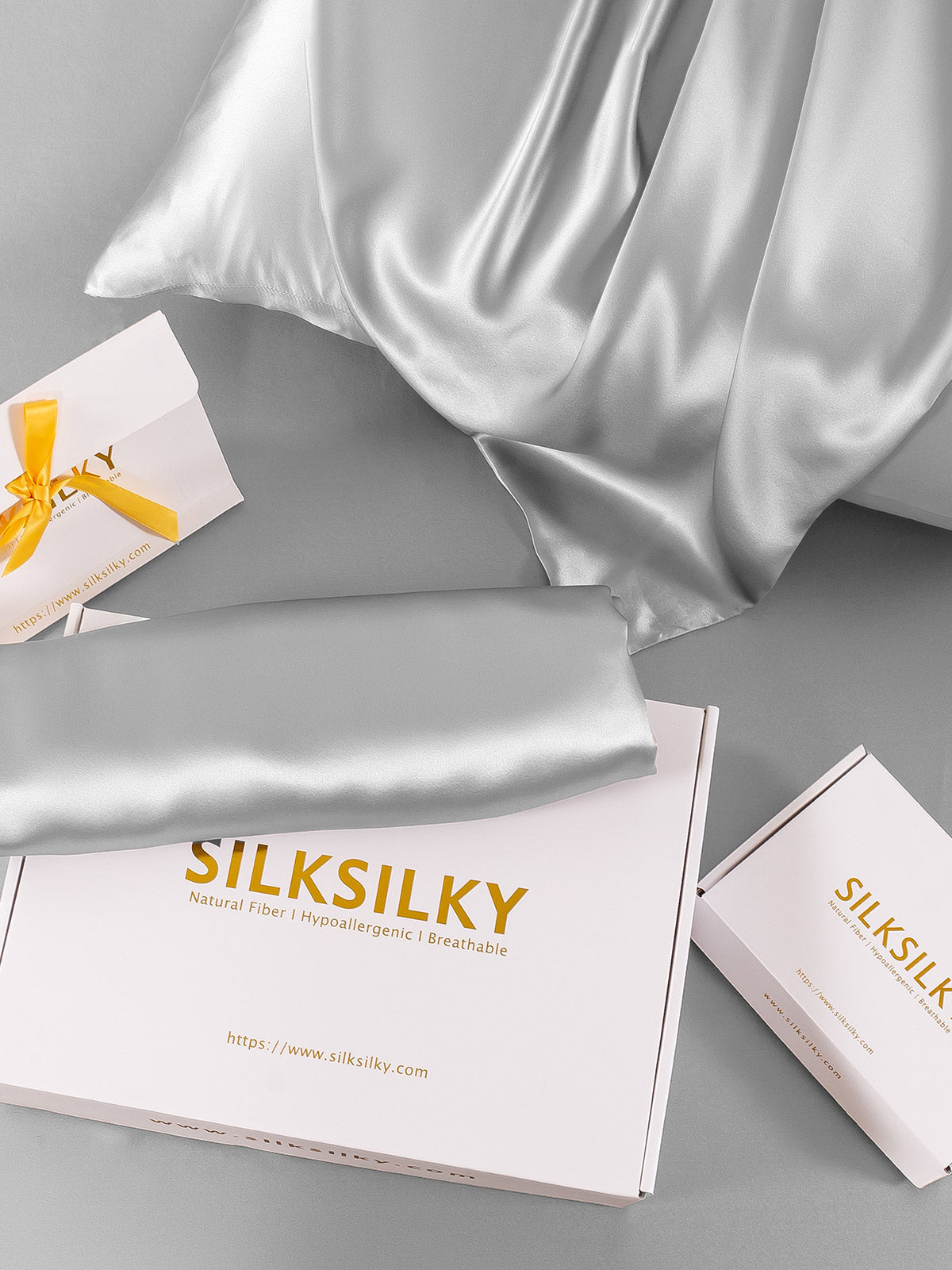 [Plata] SilkSilky-ES 19Momme Seda Pura Pillowcase 006