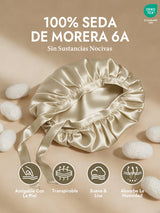 [Beige] SilkSilky-ES Gorros De Dormir 002