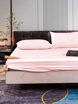 [Rosa] SilkSilky-ES 22Momme Juego de ropa de cama 006