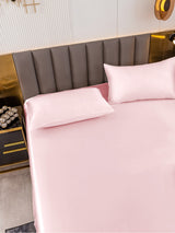 [Rosa] SilkSilky-ES 19Momme Juego de ropa de cama 005