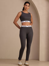 [Gris] SilkSilky-ES Sleeveless Crew Neck Women's Outfit Sets 001