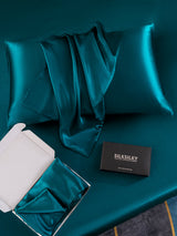 [Azul Real] SilkSilky-ES 22Momme Seda Pura Pillowcase 005